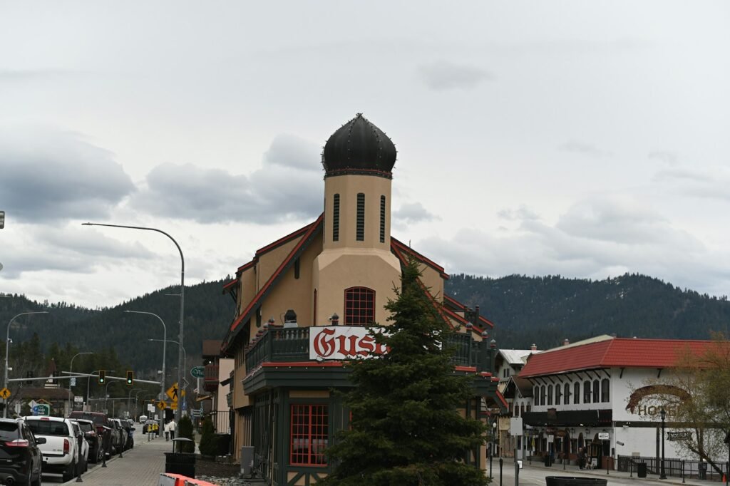 a building with a clock on the top of it